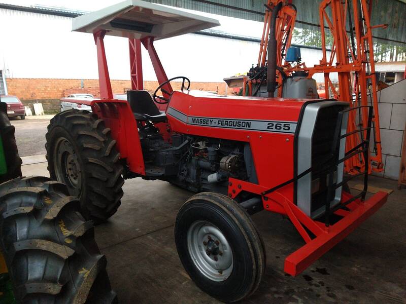 TRATOR MASSEY FERGUSON 265 - ANO 1985 - VENDIDO